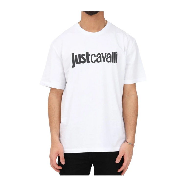 Biała Koszulka i Polo Kolekcja Just Cavalli