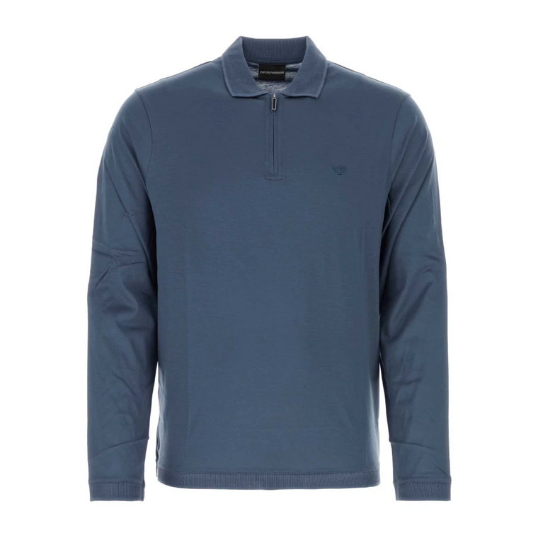 Air Force Blue Polo Shirt Emporio Armani