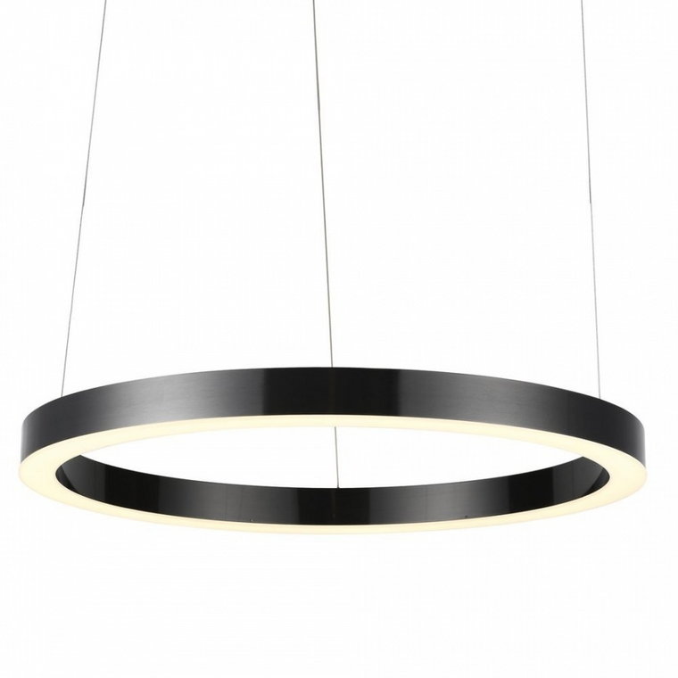 Lampa wisząca circle 100 led tytanowa 100 cm kod: ST-8848-100 black