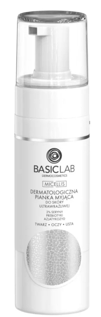 Basiclab - Dermatologiczna pianka myjąca do skóry ultrawrażliwej150ml