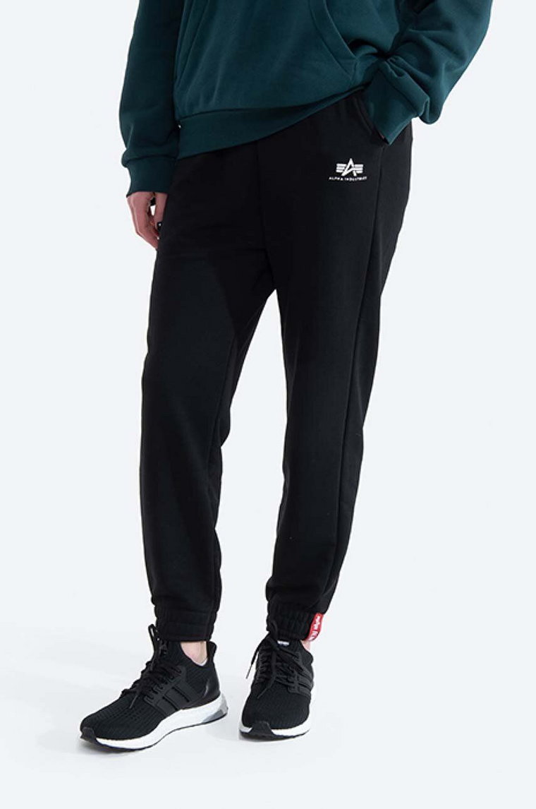 Alpha Industries spodnie dresowe Basic Jogger kolor czarny 116051.03-CZARNY