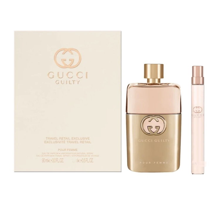 GUCCI GUILTY POUR FEMME WODA PERFUMOWANA SPRAY 90ML + 10ML