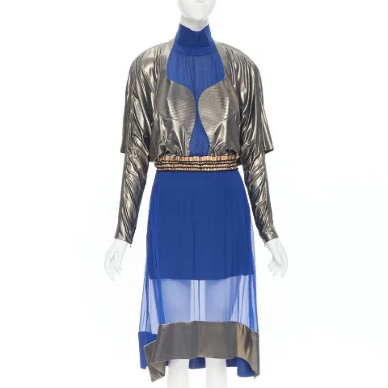 Pre-owned Silk dresses Balenciaga Vintage