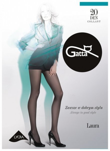 Gatta Laura 20 den 5-XL, 3-Max rajstopy