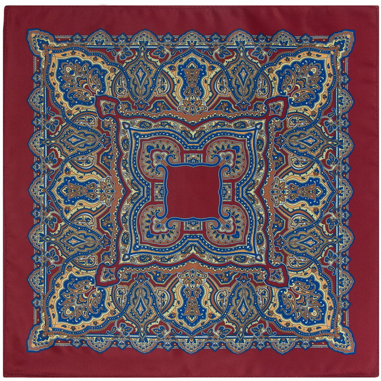 Poszetka Oriental Pattern Red Wine