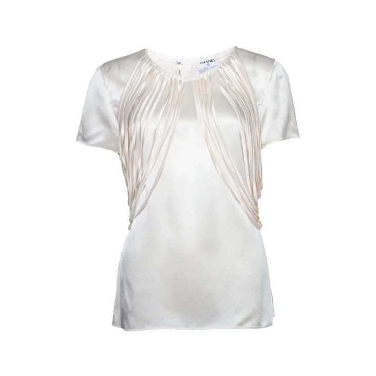 Pre-owned Silk tops Chanel Vintage