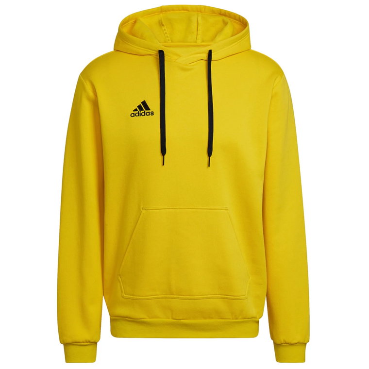 adidas Entrada 22 Sweat Hoodie HI2140, Męskie, Żółte, bluzy, bawełna, rozmiar: L