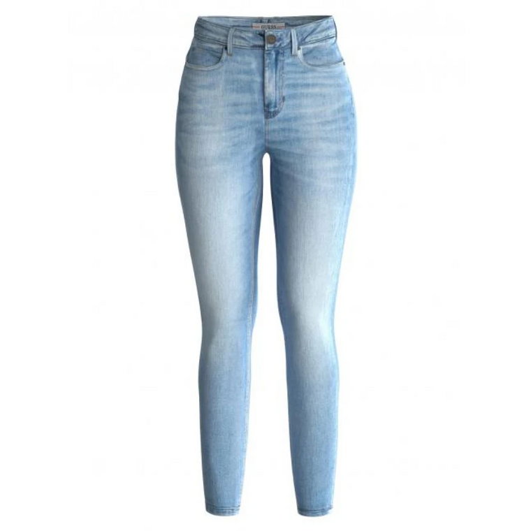 Jasnoniebieskie 1891 Skinny Jeans dla kobiet Guess