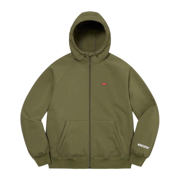 Limitowana Edycja Windstopper Hoodie Dark Olive Supreme