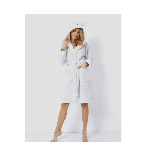 Szlafrok Aruelle Calysta bathrobe S Biały (5905616140520). Szlafroki damskie