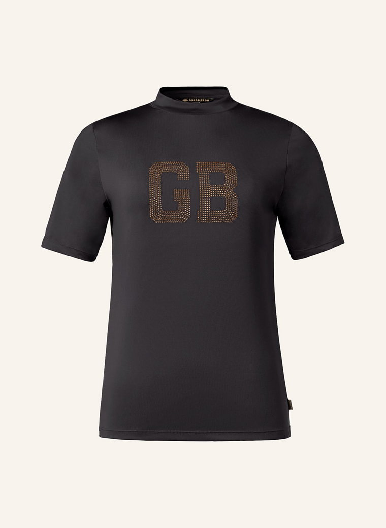 Goldbergh T-Shirt Felicity Z Ozdobnymi Kamykami schwarz