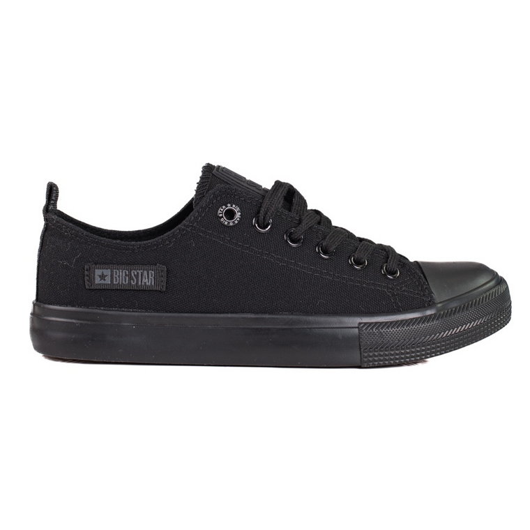 BIG STAR SHOES Trampki damskie Big Star KK274009 czarne