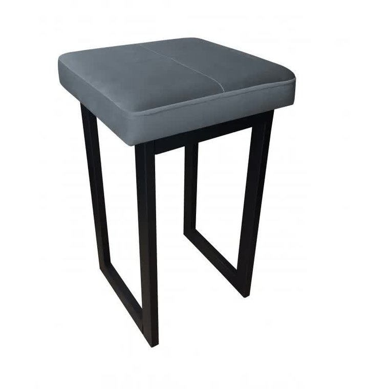 Taboret MAESTRO LOW BL VELVET ciemno szary