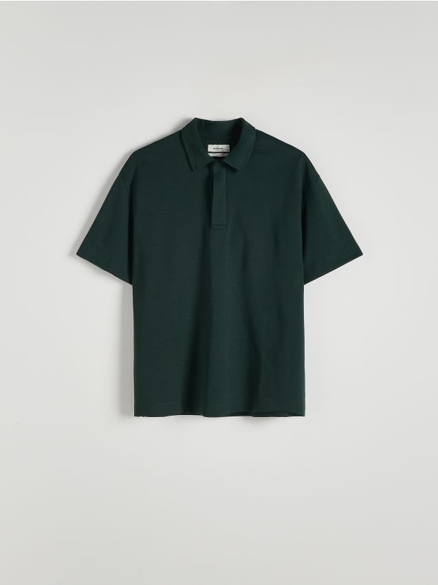 Reserved - Koszulka polo boxy - zielony