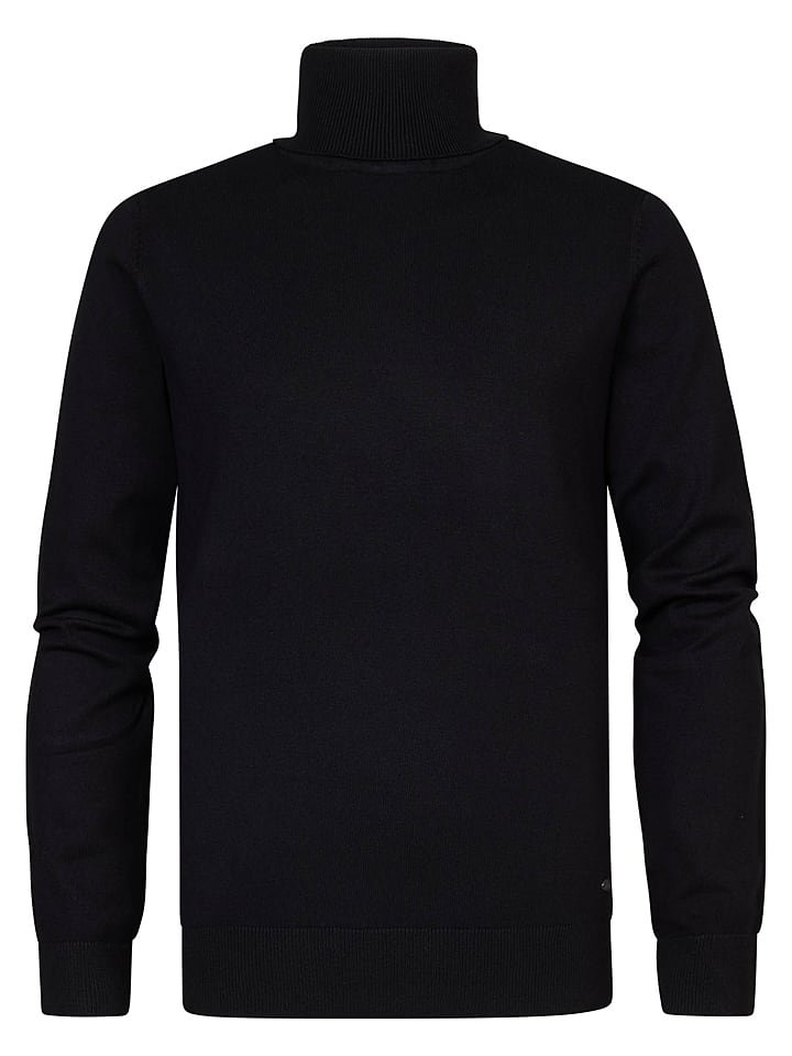 Petrol Sweter w kolorze czarnym