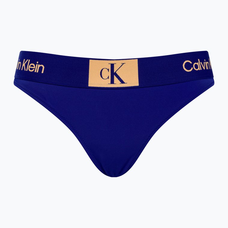 Dół od stroju kąpielowego Calvin Klein Thong midnight lagoon