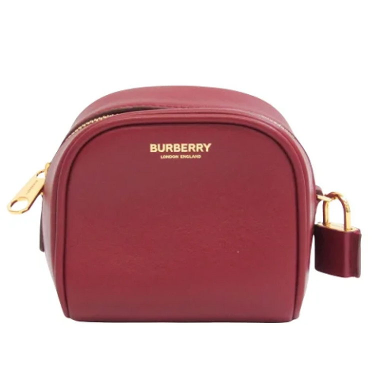 Pre-owned Leather clutches Burberry Vintage