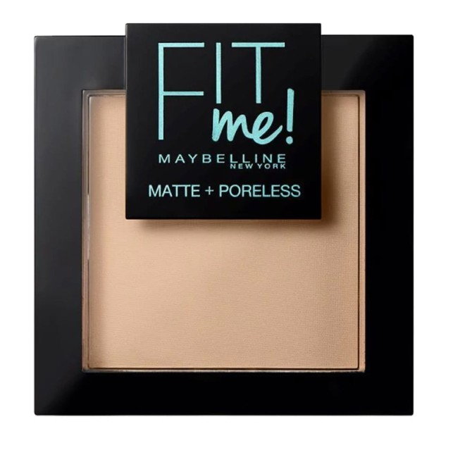 Maybelline Fit Me Matte Poreless Pressed Powder puder matujący do twarzy w kompakcie 120 Classic Ivory 9g