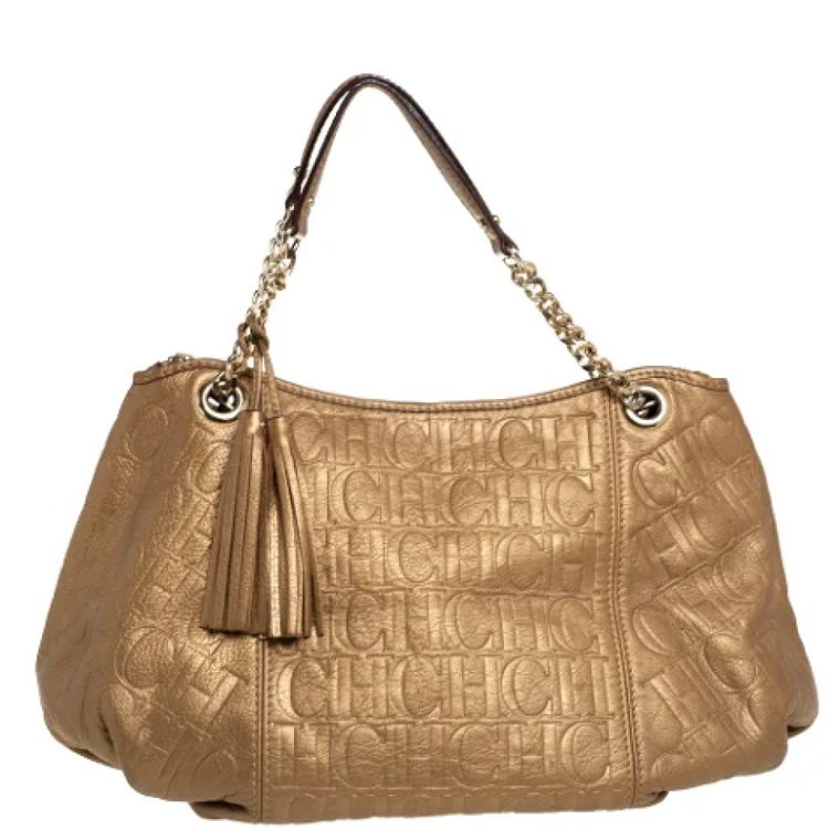 Pre-owned Leather handbags Carolina Herrera Pre-owned