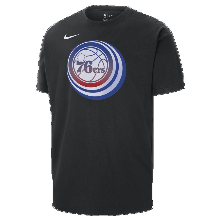 T-shirt męski Nike NBA Philadelphia 76ers Essential - Czerń