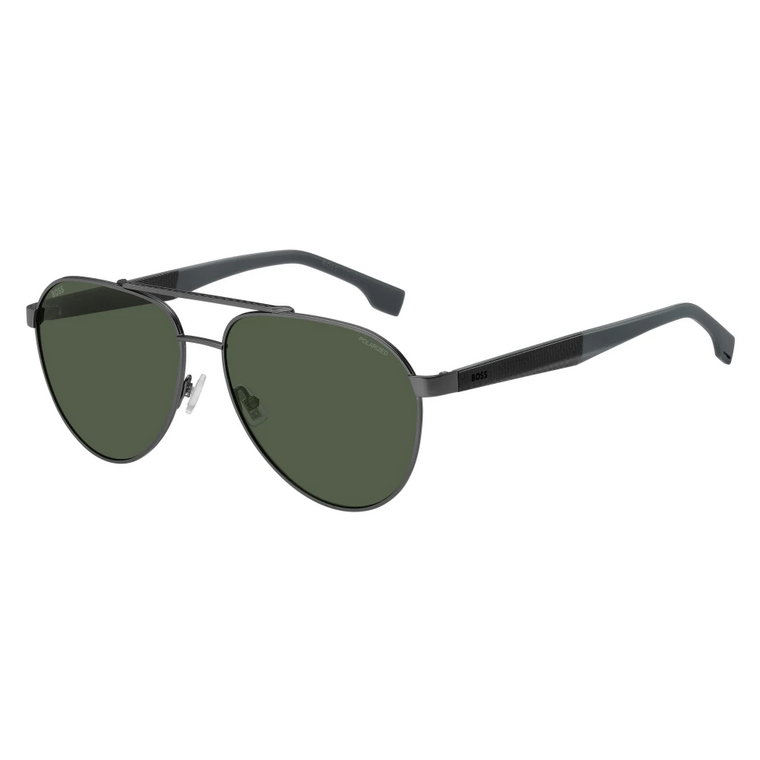 Okulary 1485/S, Matowy Ruthenium Zielony/Szary Hugo Boss