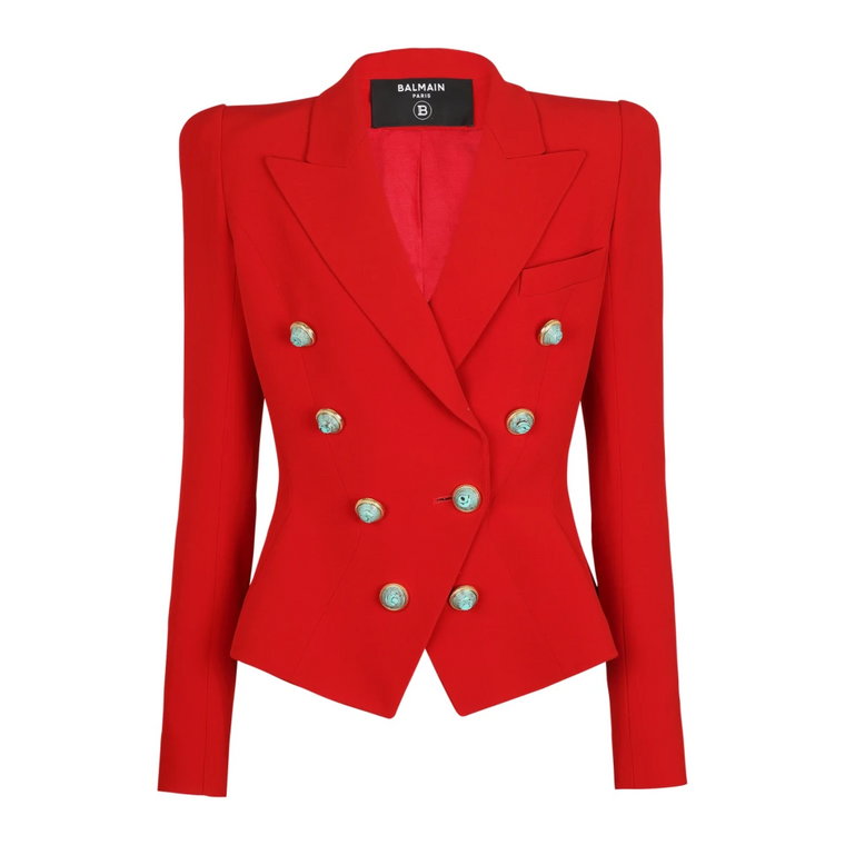 Slim-fit crepe jacket Balmain