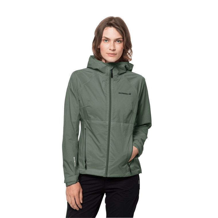 Kurtka przeciwdeszczowa TASMAN 2L JKT W hedge green - XS