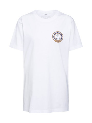 Merchcode Koszulka 'Moin Moin'  granatowy / jasnobrązowy / biały