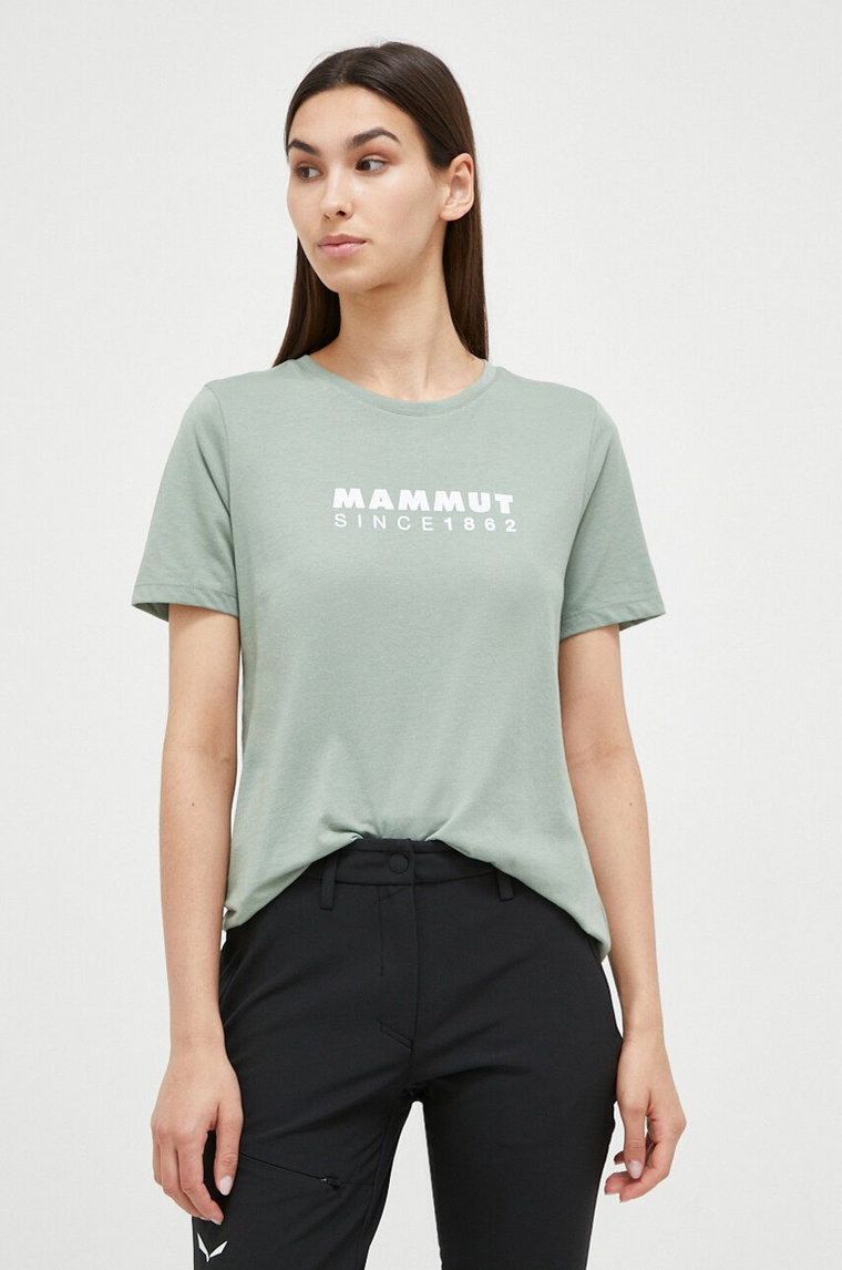 Mammut t-shirt sportowy Core kolor zielony