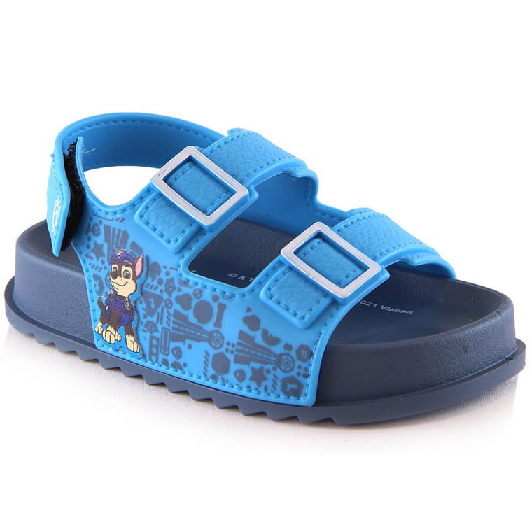 Komfortowe sandałki dziecięce pachnące niebieskie Psi Patrol Zaxy JJ385017 07GR21BR