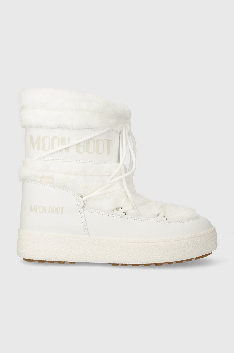 Moon Boot śniegowce LTRACK FAUX FUR WP kolor biały 24501300.002