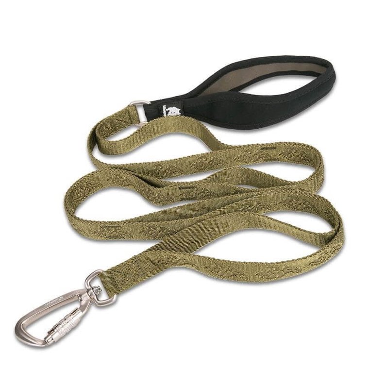 Smycz dla psa Winhyepet Classic L (taśma 2,5 cm), khaki