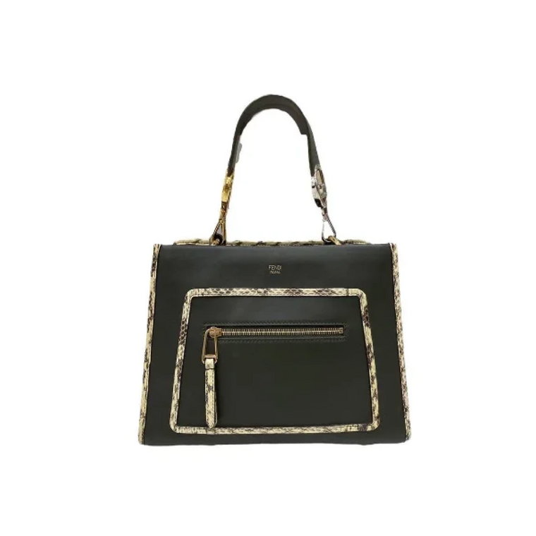 Pre-owned Leather handbags Fendi Vintage