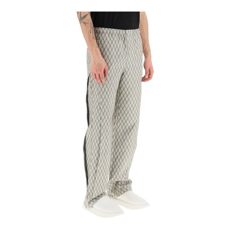 Andersson bell geometric jacquard pants with side opening Andersson Bell