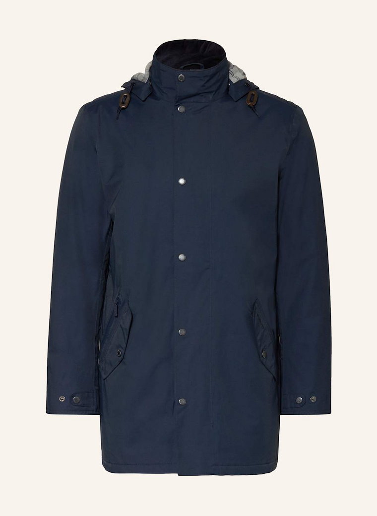 Barbour Parka Przeciwdeszczowa Mac Z Odpinanym Kapturem blau