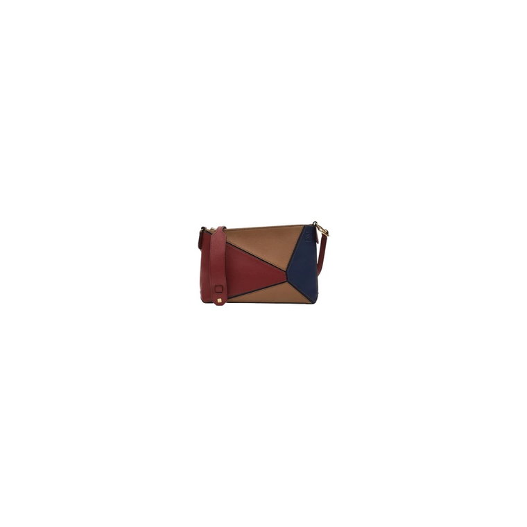 Ceglano-czerwona Puzzle Messenger Bag Loewe