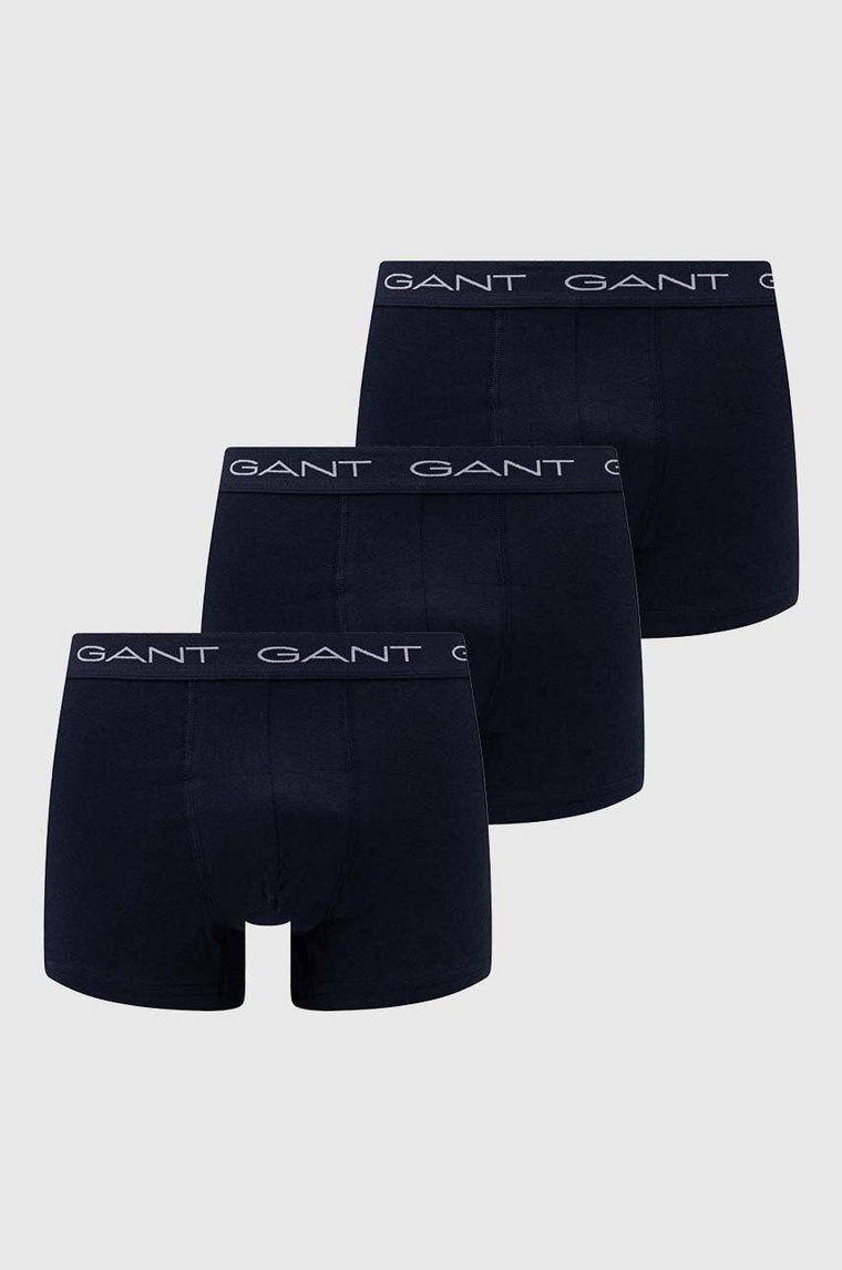Gant bokserki 3-pack męskie kolor granatowy 900013003