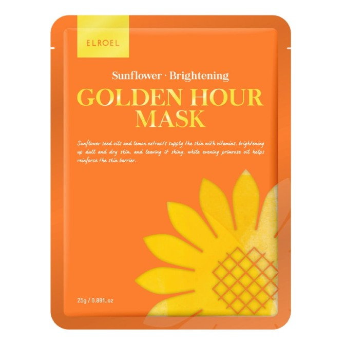 Elroel Golden Hour Mask rozjaśniająca maska do twarzy Sunflower 25g
