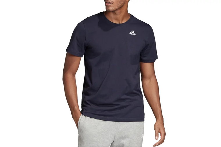 adidas Must Haves Badge of Sport Tee  ED7263, Męskie, Granatowe, t-shirty, bawełna, rozmiar: M