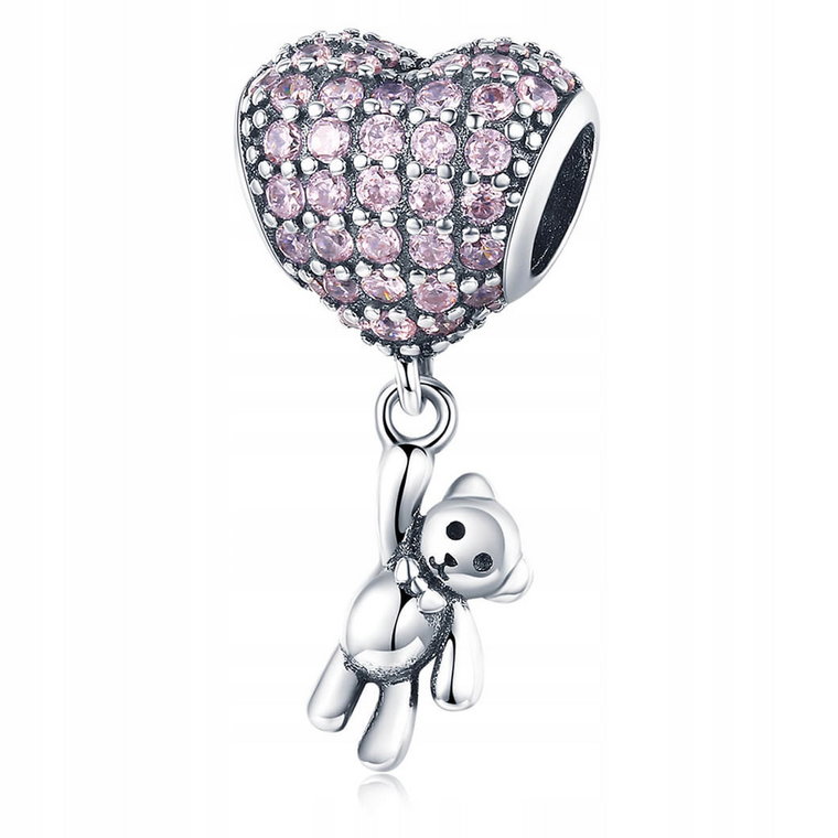 Zawieszka Charms Pave Misiek Moda Trusky