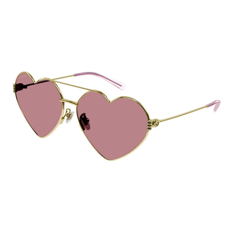 Stunning Gold/Red Sunglasses for Women Gucci