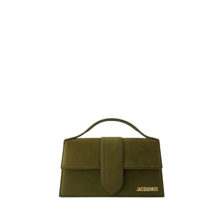 Elegancka Skórzana Torba - Ciemny Khaki Jacquemus