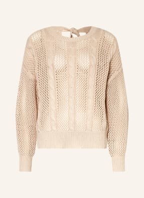 Ftc Cashmere Sweter Z Dodatkiem Kaszmiru beige