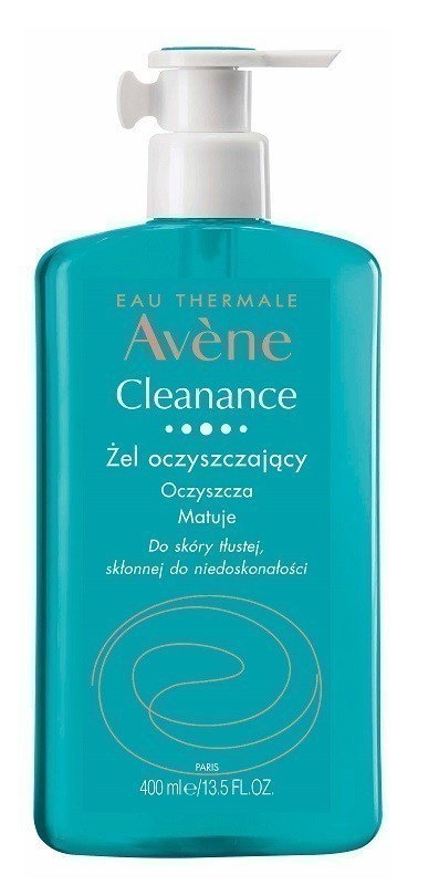 Avene Cleanance - żel oczyszczający do cery tłustej i trądzikowej 400ml (w cenie 200ml)