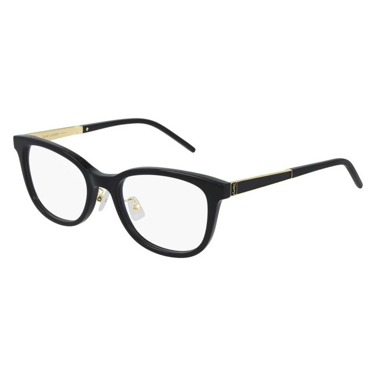 Prostokątne Monogramowe Okulary Optyczne Saint Laurent
