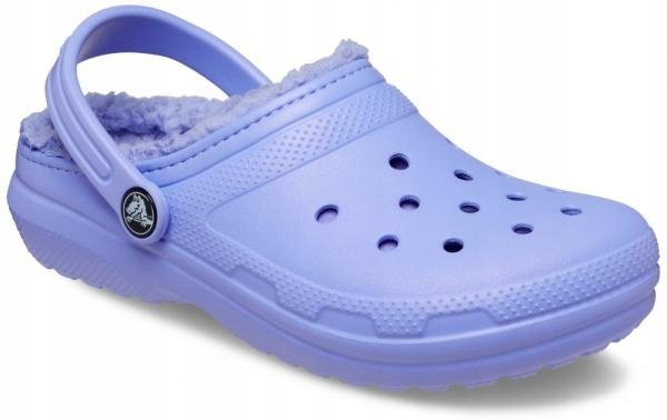 Dziecięce Ocieplane Buty Chodaki Crocs Classic Lined 207009 Clog 23-24