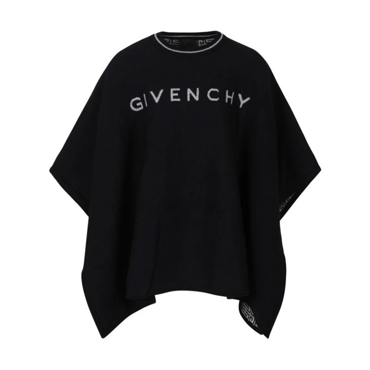 Czarne Płaszcze dla Kobiet Givenchy