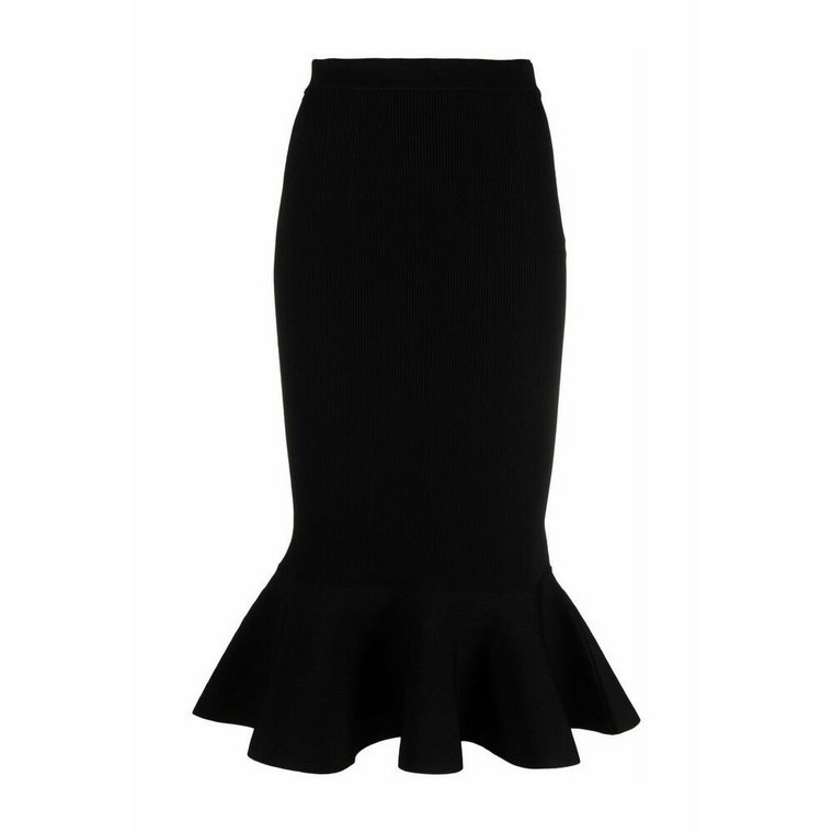 Alexander McQueen Skirts Czarny Alexander McQueen