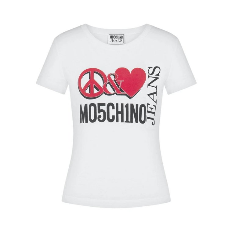 Casual Bawełniany T-shirt Moschino