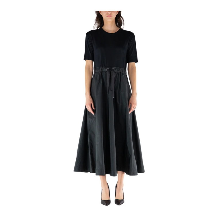 Midi Glam Techno Taffeta Sukienka Herno